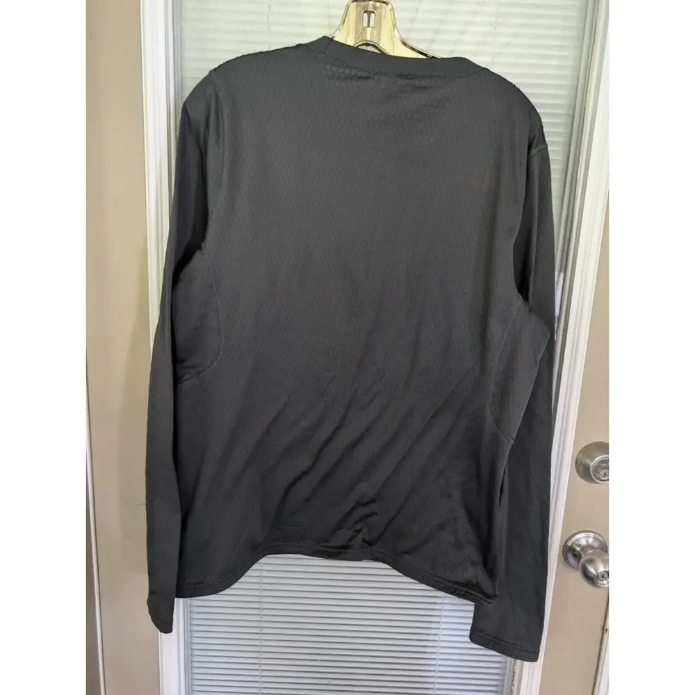 The North FaceUltra-Warm Poly Crew Gray Long Sleeve Top - Men's Size M